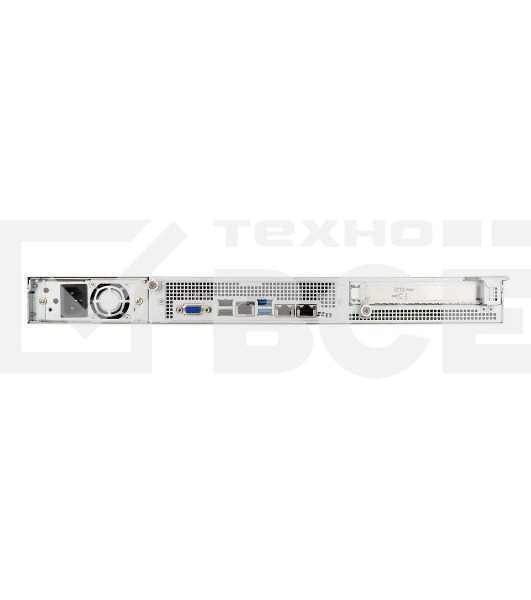 Компьютерный корпус In-Win IW-RS104-07 Single 650w Acbel/FAN 4056mm*6/SLIMSAS*4 BP)/2.5