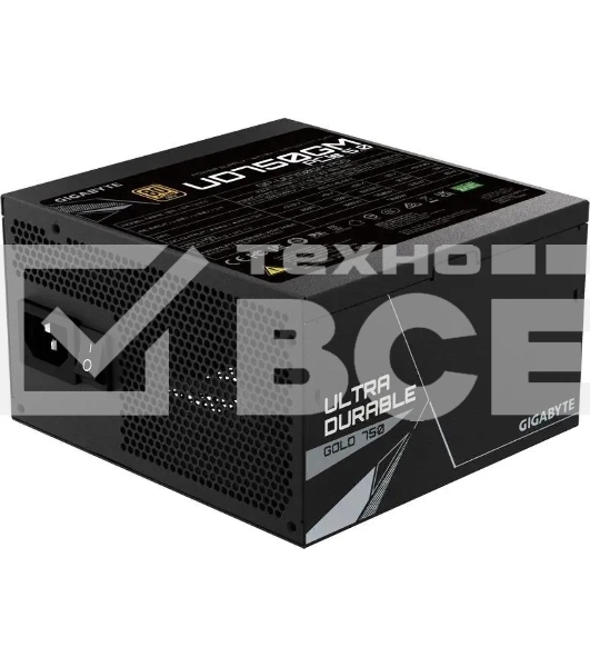 Блок питания Gigabyte ATX 750W GP-UD750GM PG5 80 PLUS gold (20+4pin) APFC 120мм fan 8xSATA Cab Manag RTL