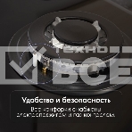 Газовая варочная панель Zigmund & Shtain M 28.6 B чёрный, фото4