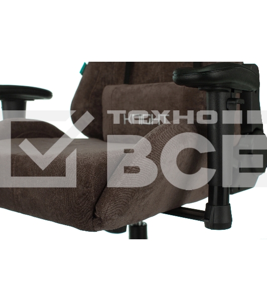 Кресло игровое Бюрократ VIKING KNIGHT LT10 FABRIC коричневый крестовина металл/пластик