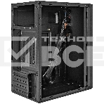 Компьютерный корпус Minitower ExeGate BAA-308-UNS400 (mATX, БП UNS400 с вент. 12см, 2хUSB, HD Audio, черный), фото2