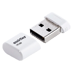 Флешка USB Smartbuy LARA White (SB16GbLARA-W), 16 Gb, USB 2.0, R/W 15/5, белый, фото4