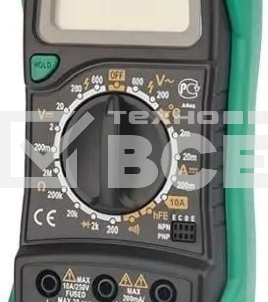 Мультиметр портативный Mastech MAS838, ручной 13-2008