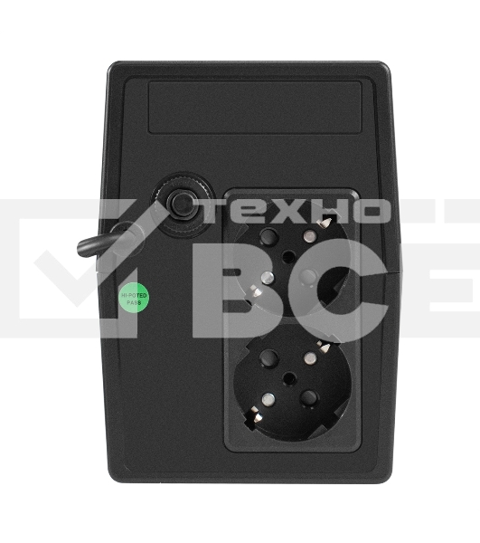 Источник бесперебойного питания ExeGate Smart LB-650.LCD.AVR.2SH (650VA/390W, LCD, AVR, 2*Schuko, батарея 12V 7Ah, черный)