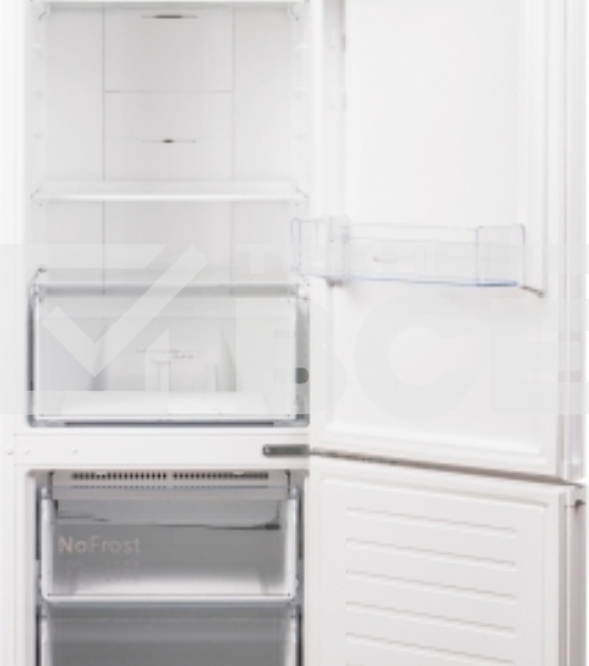 Холодильник Weissgauff CBN2WB1W2 INVERTER белый двухкамерный 280/108л морозилка снизу, No Frost