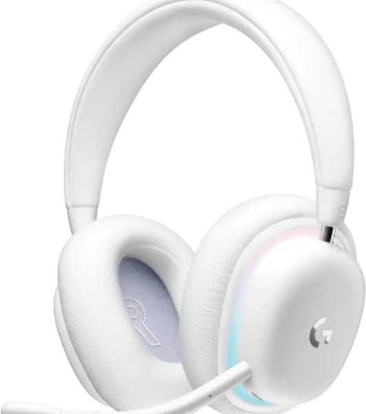 Гарнитура Logitech G735 белый, беспроводная, Bluetooth/USB, до 56 ч, подсветка