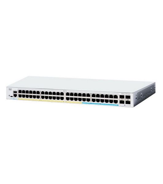 Коммутатор Cisco Catalyst C1300-48P-4X, 48×1 Гбит/с, 4×10 Гбит/с SFP+