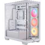 Корпус Corsair iCUE Link 3500X LX-R RGB White, Midi-Tower, белый, 3 x 120 мм, фото 1