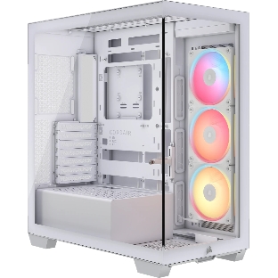 Корпус Corsair iCUE Link 3500X LX-R RGB White, Midi-Tower, белый, 3 x 120 мм