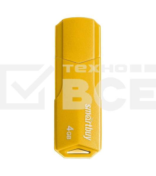 Флеш диск SmartBuy 4GB CLUE Yellow (SB4GBCLU-Y)