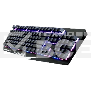 Mad Catz  S.T.R.I.K.E. 2  [БЕЗ РУССКОЙ РАСКЛАДКИ]  ENGLISH KEYBOARD LETTERS ONLY Игровая клавиатура чёрная (мембрана, RGB подсветка, аллюминиевая рама, USB)