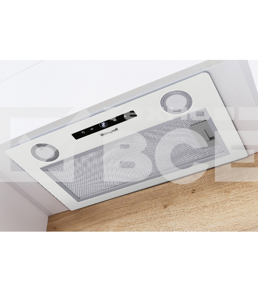 Вытяжка встраиваемая Weissgauff BOX 1200 WH белый управление: сенсорное (1 мотор)