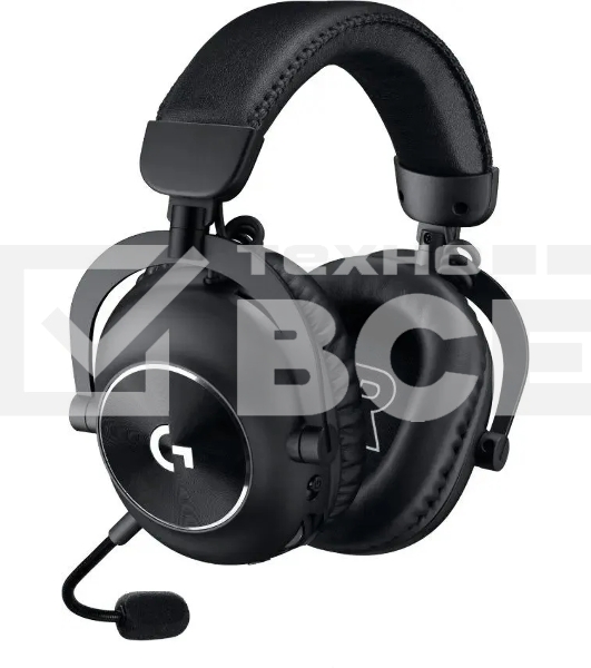 Наушники с микрофоном Logitech G Pro X 2 Lightspeed черный мониторные BT/Radio/3.5mm оголовье (981-001265)