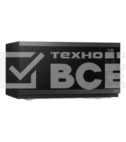Микроволновая печь Samsung с грилем, MW4000D, 23 л, черная нержавеющая сталь