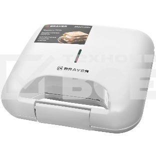 Сэндвичница BRAYER BR2203WH 750 Вт, белый