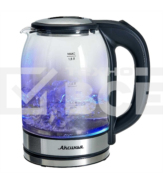 Чайник электрический АКСИНЬЯ КС-1005 черный