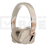 Наушники беспроводные накладные MORE CHOICE (4610196405235) HW33 бежевый, фото7