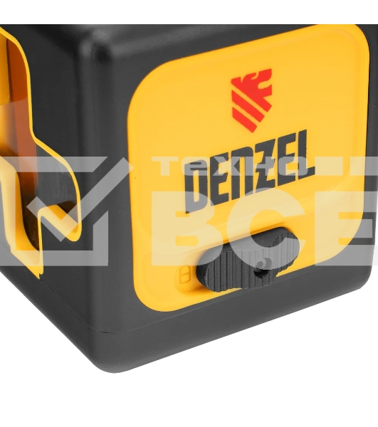 Лазерный уровень Denzel DQB, 30 м, зеленый луч, батарейки, сумка