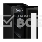 Винный шкаф Kuppersberg RBW 15, встраиваемый, High-Tech, ВхШхГ 87х15х52.5 см, объем 20 л, вместимость 7 бутылок, диапазон температуры 5-20 градусов, механическое открытие двери, LED дисплей, уровень шума 39 дБ, черный, фото8