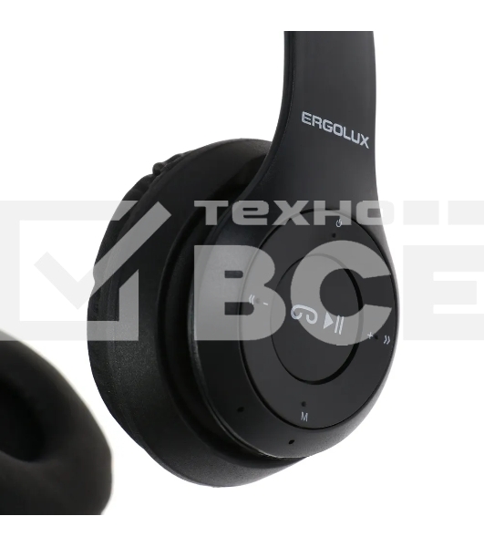 Наушники накладные беспроводные Ergolux ELX-BTHP02-C02 черный