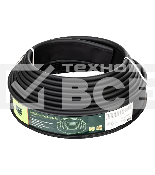 Бордюр Сибртех Лента, черный