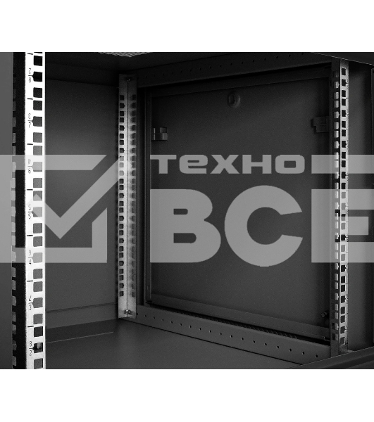Шкаф телекоммуникационный 19' настенный 9U ExeGate EC-WM-9U.600.G.BLACK (19', 9U, 600x600x500мм (ШхГхВ), передняя дверь закаленное стекло, съемные боковые панели, пыле- и влагозащита IP23, черный RAL 9004)