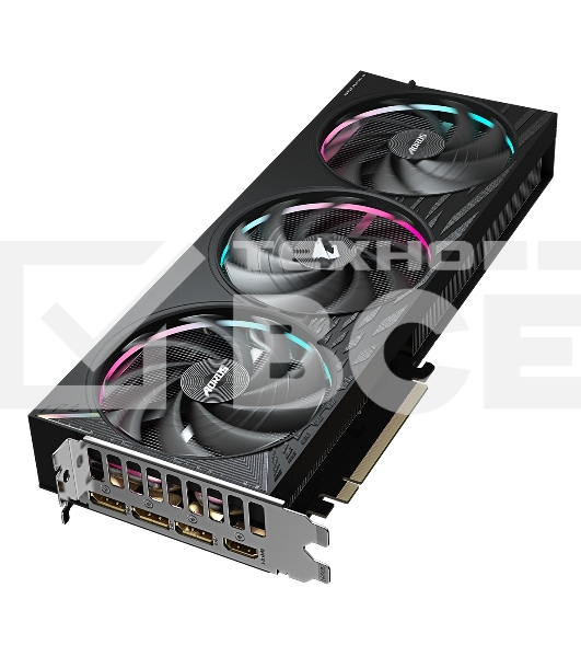 Видеокарта Gigabyte PCI-E 5.0 GV-N5060AORUS E-8GD 1.0 NVIDIA GeForce RTX 5060 8Gb 128bit GDDR7 2722/28000 HDMIx1 DPx3 HDCP Ret