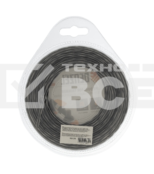 Леска для триммера Denzel Extra cord двухкомпонентная, квадрат 3,0 мм 15 м