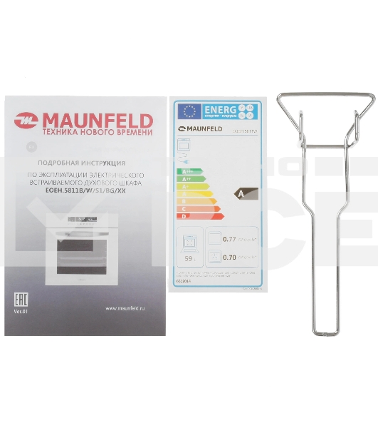 Шкаф духовой электрический Maunfeld EOEH.5811W, встраиваемый