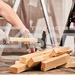 Молоток слесарный Rexant 12-8108 с деревянной рукояткой, 800 г, фото3