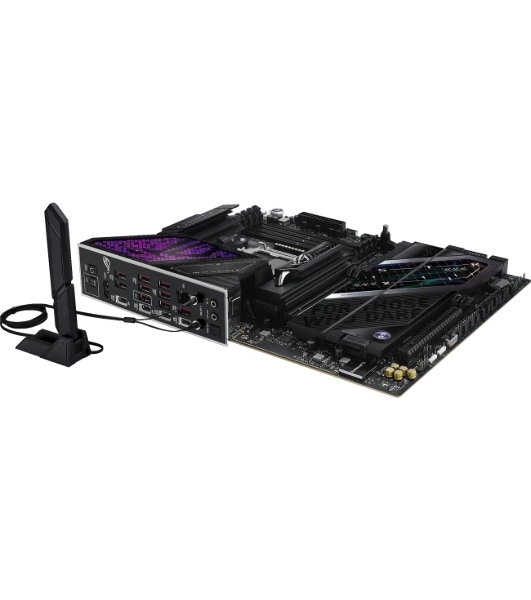 Материнская плата ASUS ROG STRIX X870E-E GAMING WIFI7 NEO, AM5, AMD X870E, 4xDDR5, 4xSATA, 5xM.2, 1xPCIe 5.0 x16, 1xPCIe 4.0 x16, 1xHDMI, 1x5Gb LAN, Wi-Fi 7, Bluetooth 5.4, 2xUSB-C 40Gbps (USB4 / Gen3x2), 2xUSB-C 10Gbps, 9xUSB-A 10Gbps, 2x3.5 мм, 7.1, ATX