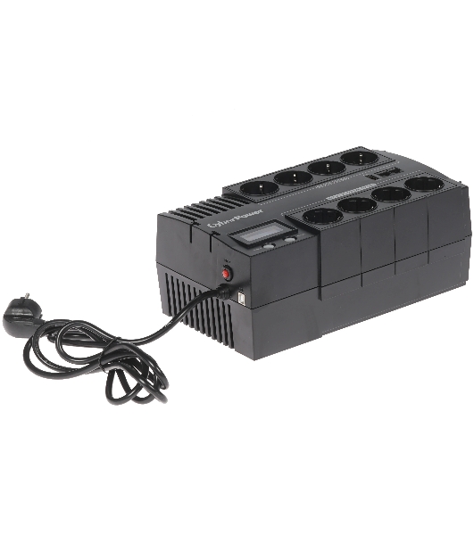 Источник бесперебойного питания CyberPower BR1200ELCD/1200 ВА/720 Вт/8 х CEE 7 (евророзетка)