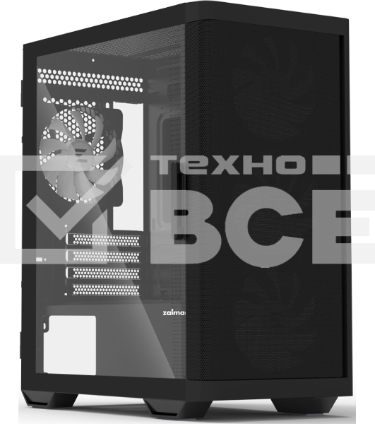 Компьютерный корпус ZALMAN M4, MATX, BLACK, WINDOW, 1xCombo (3.5'' or 2.5''), 1x3.5