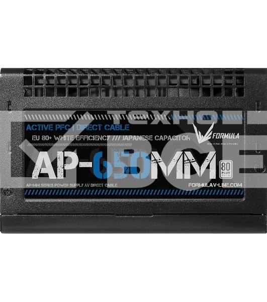 Блок питания Aerocool / Formula ATX 650W AP-650ММ 80 PLUS WHITE (20+4pin) APFC 120mm fan 6xSATA RTL