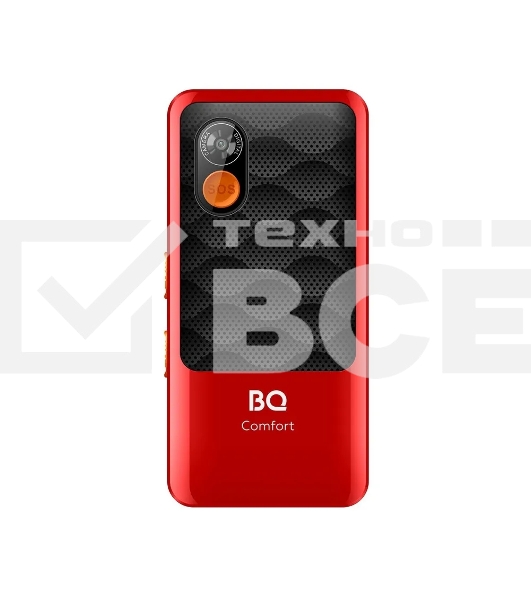 Мобильный телефон BQ 2006 Comfort красный/черный
