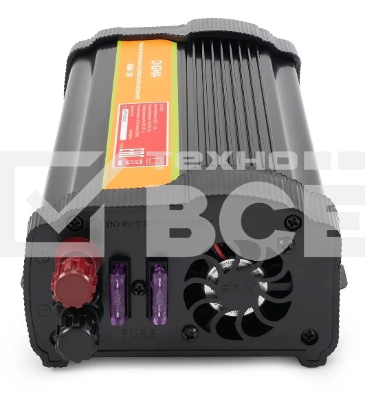 Автоинвертор Digma AI600-12W 600Вт