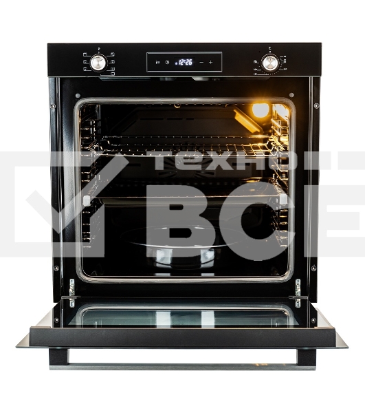 Электрический духовой шкаф Simfer B6EB56026, встраиваемый, черный
