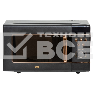 Микроволновая печь JVC JK-MW270D черный, 20 л, 700 Вт, переключатели - поворотный механизм/кнопки