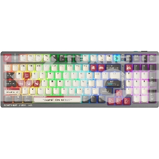 Клавиатура A4Tech Bloody WS98 Pixels Red беспроводная USB, Bluetooth/Радиоканал темно-серый/белый