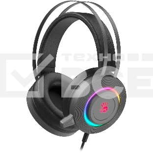 Наушники с микрофоном A4Tech Bloody G521S серый 2.3м мониторные USB оголовье (G521S)