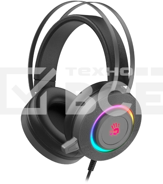 Наушники с микрофоном A4Tech Bloody G521S серый 2.3м мониторные USB оголовье (G521S)