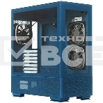 Компьютерный корпус Montech SKY TWO MOROCCO голубой без БП ATX 4x120мм 2xUSB3.0 1xUSB3.1 audio bott PSU, фото2
