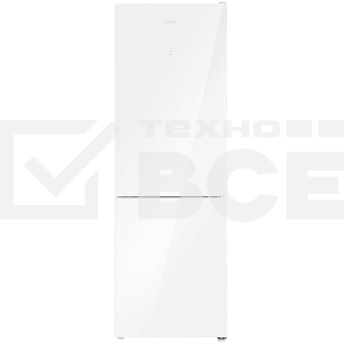 Холодильник Maunfeld MFF185NFW Inverter белый двухкамерный 240/100 л морозилка снизу, No Frost