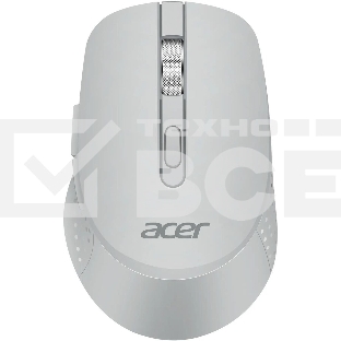 Мышь беспроводная Acer OMR310 светло-серый, 1600 dpi, радиоканал, Bluetooth, USB, кнопки - 7