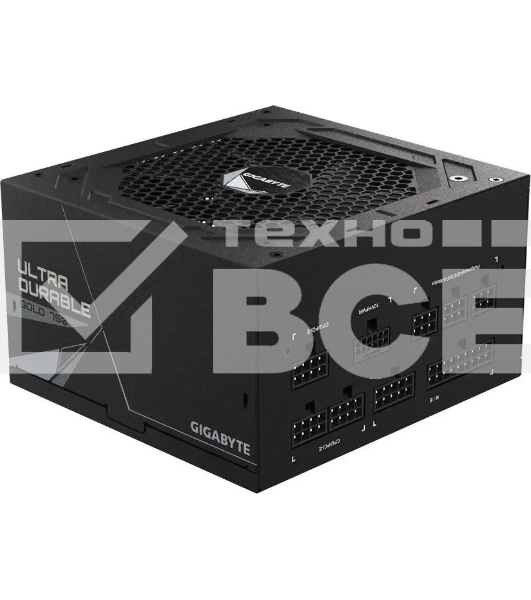 Блок питания Gigabyte ATX 750W GP-UD750GM PG5 80 PLUS gold (20+4pin) APFC 120мм fan 8xSATA Cab Manag RTL