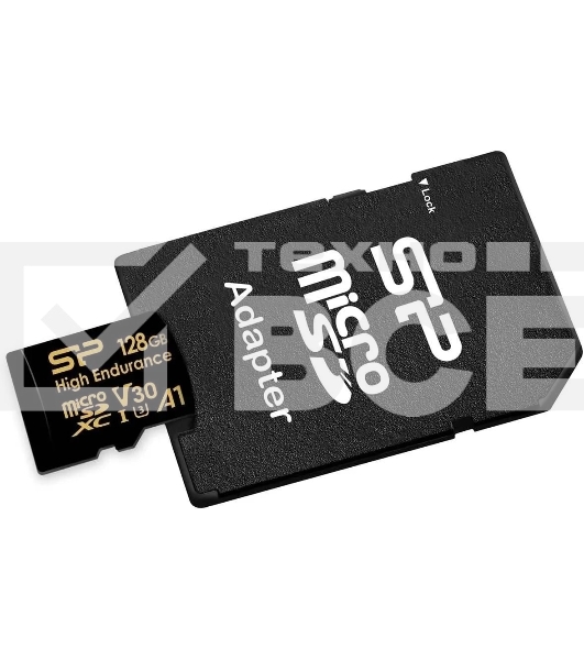 Флеш карта Silicon Power Elite microSDXC 128Gb SP128GBSTXDV3V1HSP + adapter