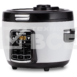Мультиварка Vitek VT-4284 белый/черный, 4 л, 700 Вт, управление - сенсор, программ - 9