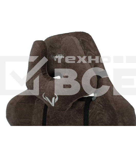 Кресло игровое Бюрократ VIKING KNIGHT LT10 FABRIC коричневый крестовина металл/пластик