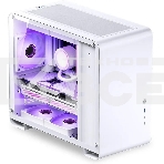 Корпус без блока питания JONSBO U4 Mini, Mini-Tower, TG, no fan, 1xUSB-A 3.0 + 1xUSB-C 3.2, mATX, mITX White, фото2