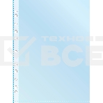 Папка-вкладыш Silwerhof Daily синий глянцевые А4+ 30мкм (упак.:50шт), фото2